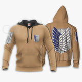 AOT Wings Of Freedom Scout Shirt Costume Shingeki Hoodie Sweater