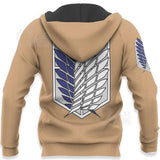 AOT Wings Of Freedom Scout Shirt Costume Shingeki Hoodie Sweater