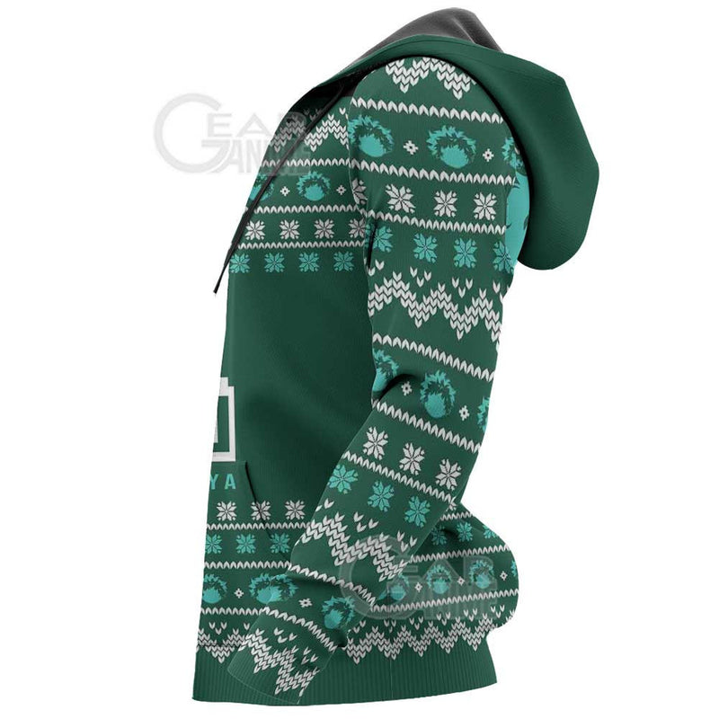 Izuku Midoriya Ugly Christmas Sweater Deku Xmas Shirt