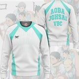 Aoba Johsai High Shirt Costume Hoodie Sweater