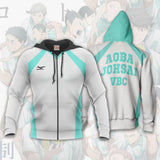 Aoba Johsai High Shirt Costume Hoodie Sweater