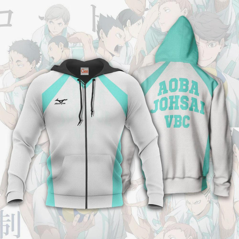 Aoba Johsai High Shirt Costume Hoodie Sweater