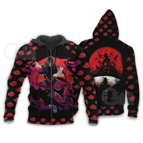 Itachi Akatsuki Hoodie Shirt Anime Akatsuki Jacket