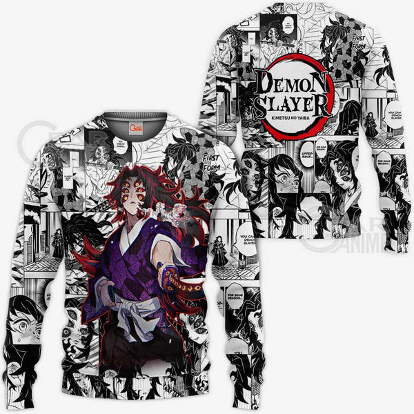 Kokushibo Hoodie Mix Manga KNY Shirt