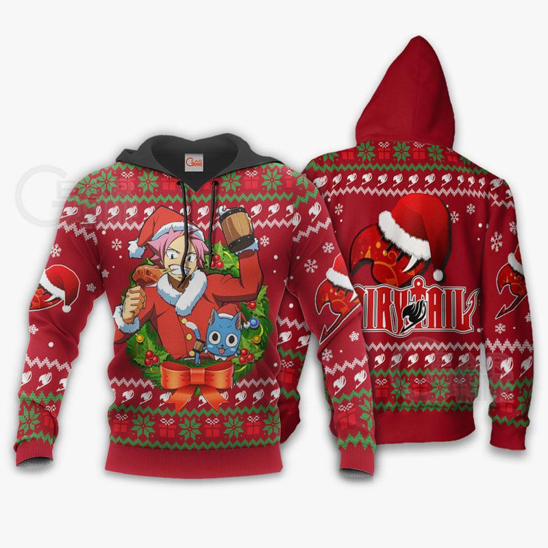 Natsu Dragneel Ugly Christmas Sweater Xmas VA11