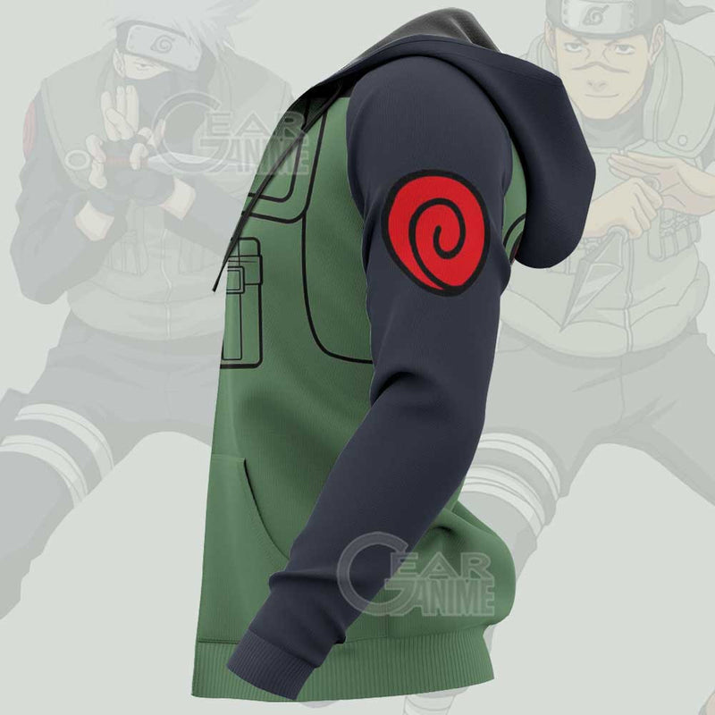 Konoha Jounins Uniform Costume Shirt Leaf Village Anime