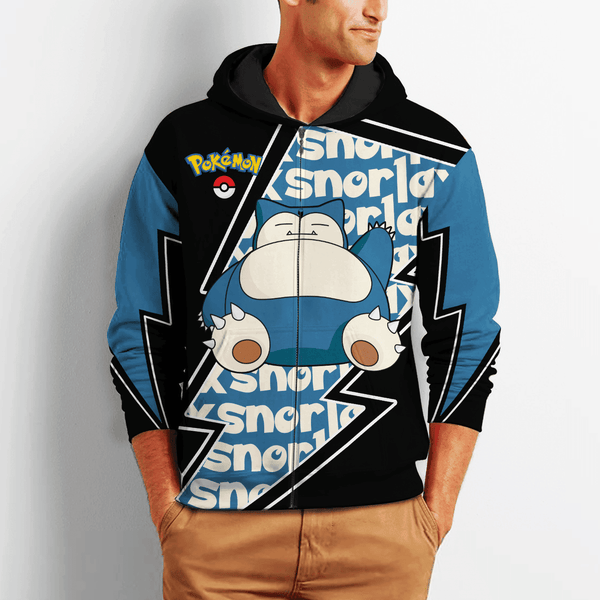 Snorlax Zip Hoodie Costume Shirt Fan VA06