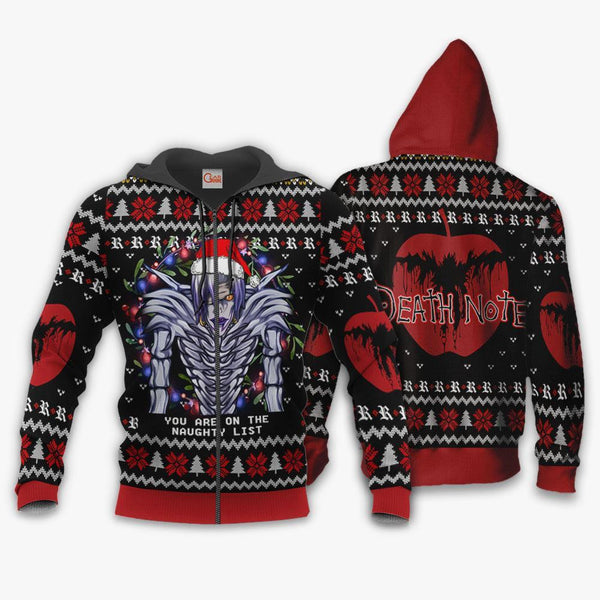 Shinigami Rem Ugly Christmas Sweater Dnote Xmas Gift VA11