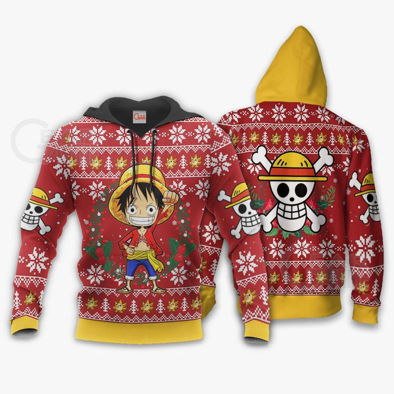 Luffy Ugly Christmas Sweater Xmas Shirt VA10