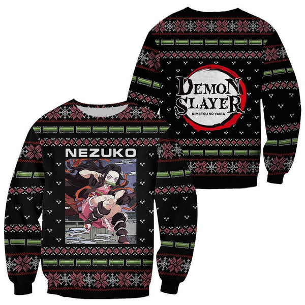 Nezuko Kamado Ugly Christmas Sweater Anime