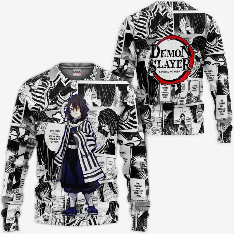 Obanai Iguro Hoodie Mix Manga KNY Shirt