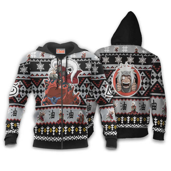 Jiraiya Ugly Christmas Sweater Anime Xmas Gifts Idea