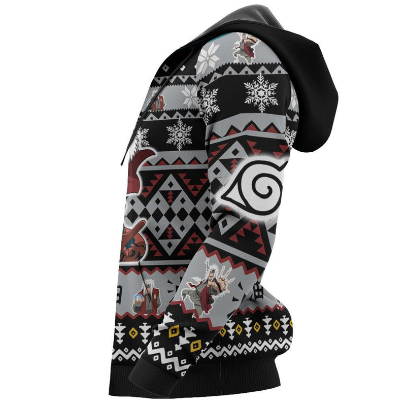 Jiraiya Ugly Christmas Sweater Anime Xmas Gifts Idea