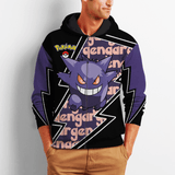 Gengar Zip Hoodie Costume Shirt Fan VA06