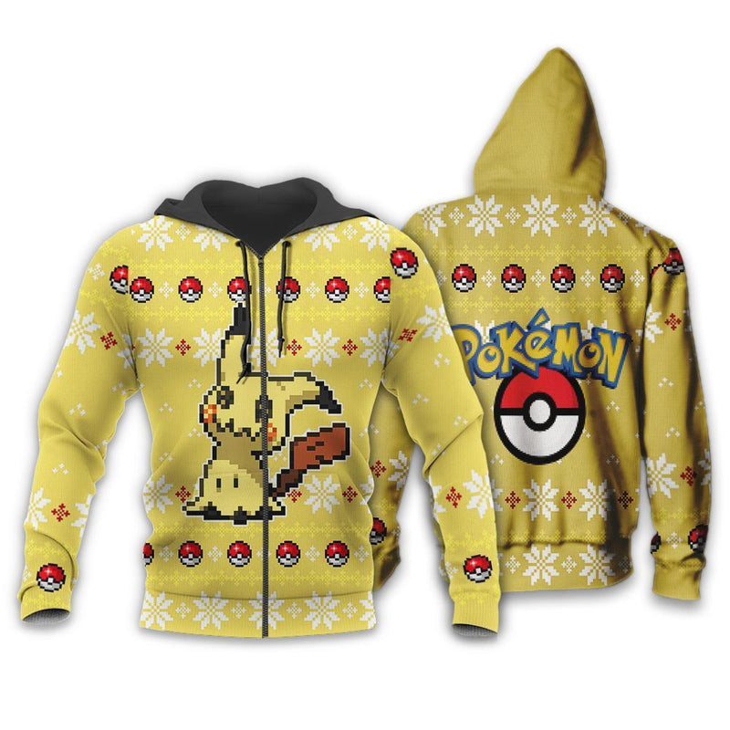 Mimikyu Ugly Christmas Sweater Anime Xmas Gift