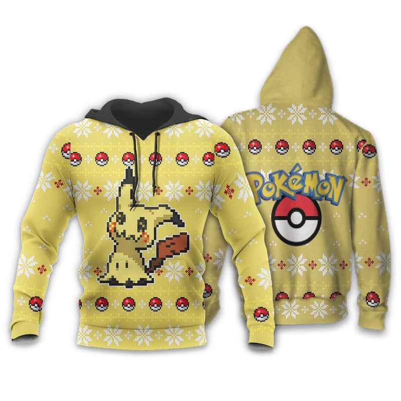 Mimikyu Ugly Christmas Sweater Anime Xmas Gift