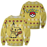 Mimikyu Ugly Christmas Sweater Anime Xmas Gift