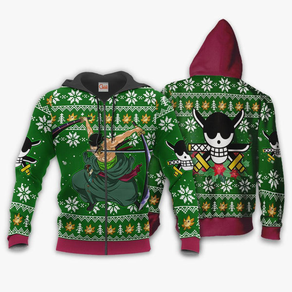 Roronoa Zoro Swords Ugly Christmas Sweater Xmas Gift VA10