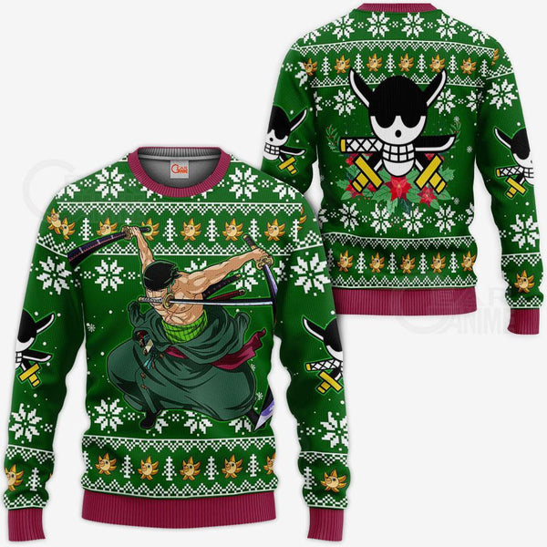 Roronoa Zoro Swords Ugly Christmas Sweater Xmas Gift VA10