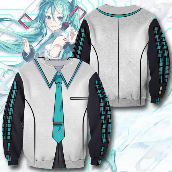 Code 390 Miku Zip Hoodie Jacket Uniform