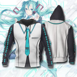 Code 390 Miku Zip Hoodie Jacket Uniform