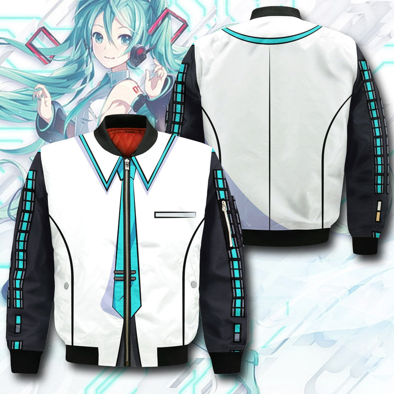 Code 390 Miku Zip Hoodie Jacket Uniform