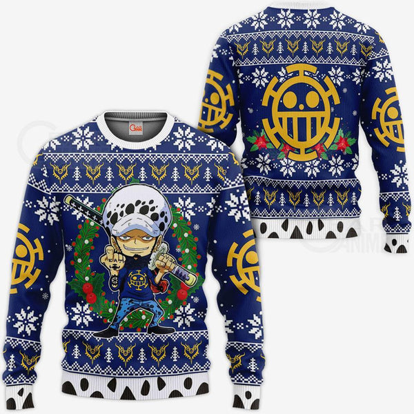 Trafalgar Law Ugly Christmas Sweater Xmas Gift VA10