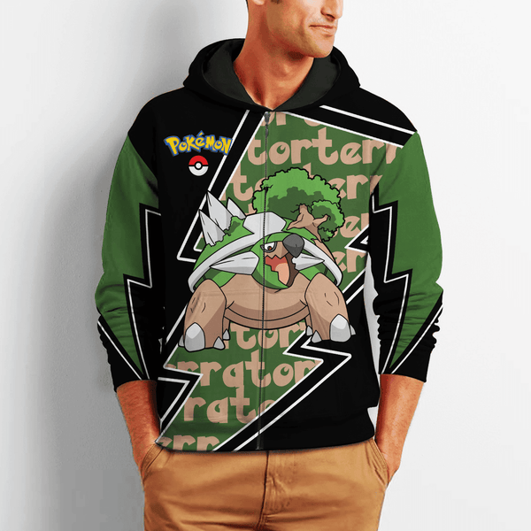 Torterra Zip Hoodie Costume Shirt Fan VA06