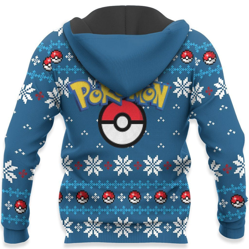 Ugly Christmas Sweater Anime Lucario Xmas Gift