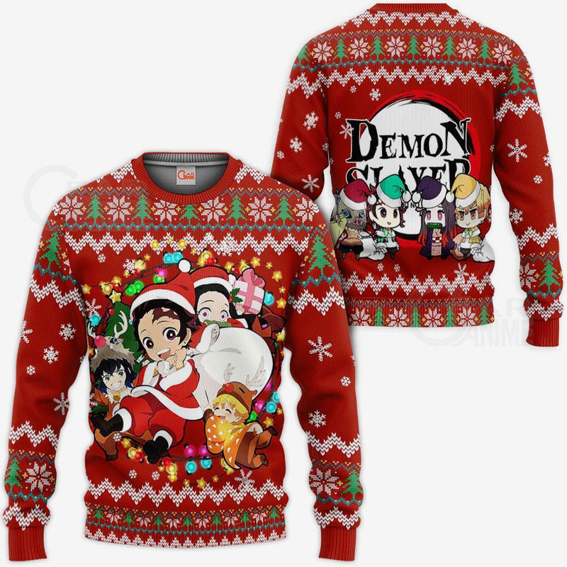 Ugly Christmas Sweater Kimetsu No Yaiba Xmas Gift VA10