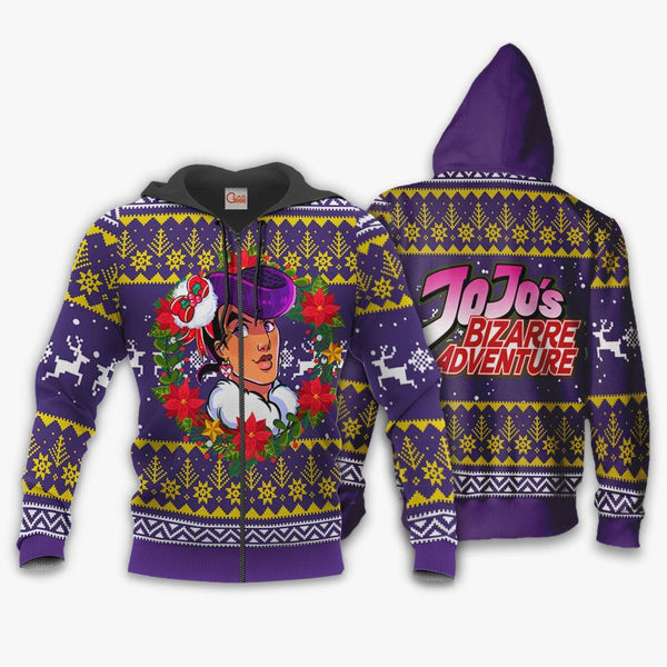 Josuke Higashikata Ugly Christmas Sweater VA11