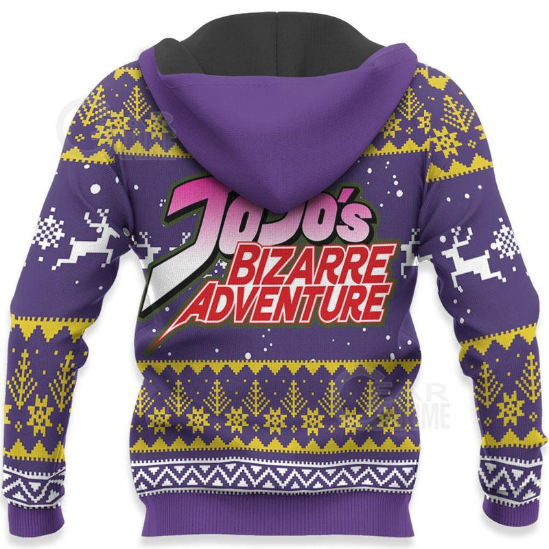 Josuke Higashikata Ugly Christmas Sweater VA11