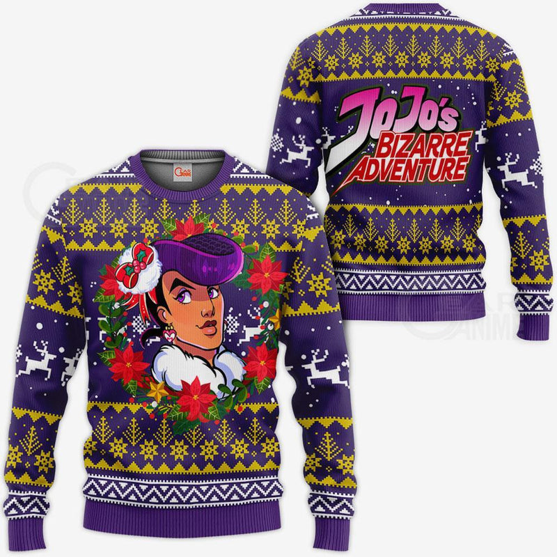 Josuke Higashikata Ugly Christmas Sweater VA11