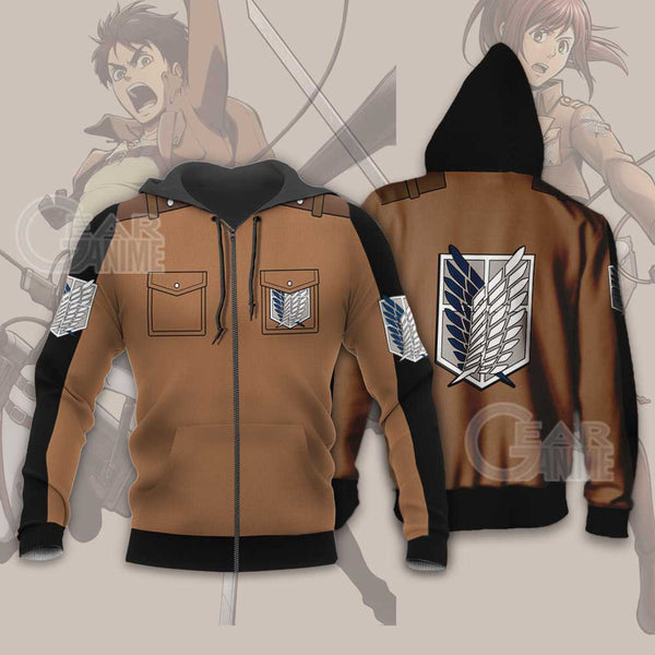 Shingeki Scout Jacket Cloak Costume Shirt