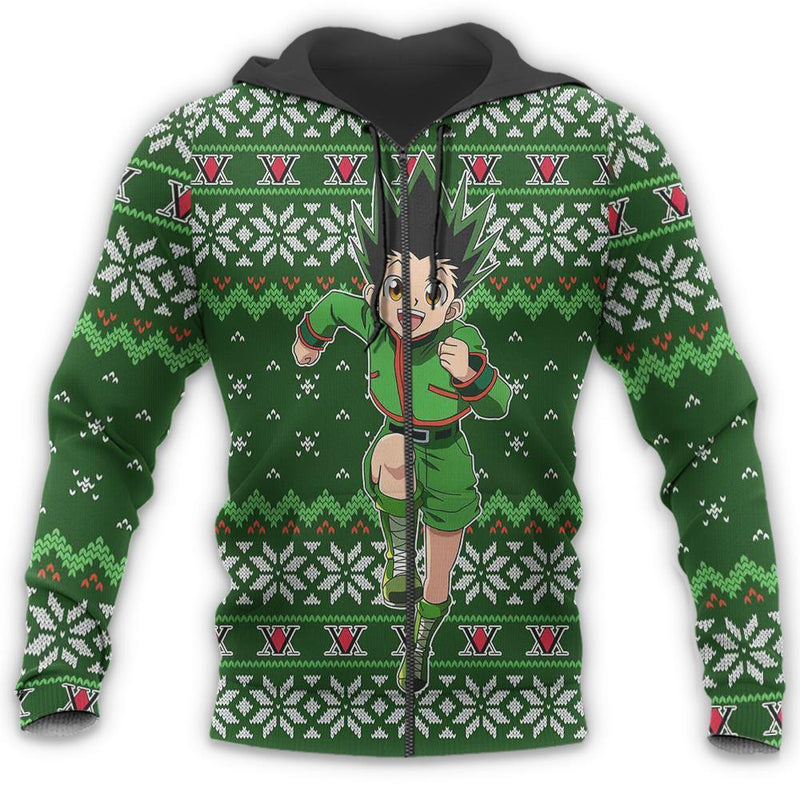 Gon Ugly Christmas Sweater Anime Xmas