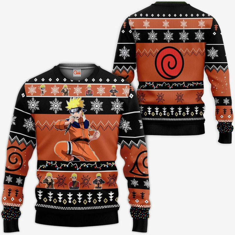 Uzumaki Ugly Christmas Sweater Anime Xmas Gifts Idea