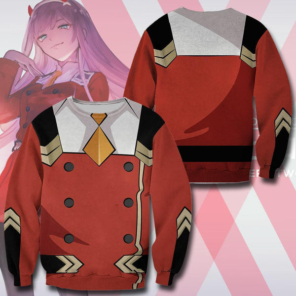 Code 002 Zero Two Uniform Hoodie Jacket Uniform