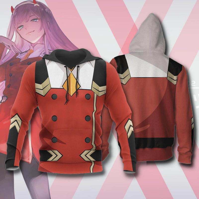 Code 002 Zero Two Uniform Hoodie Jacket Uniform