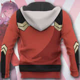 Code 002 Zero Two Uniform Hoodie Jacket Uniform