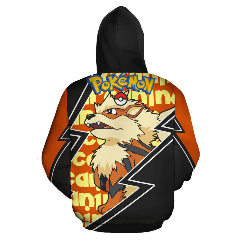 Arcanine Zip Hoodie Costume Shirt Fan VA06