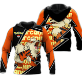 Arcanine Zip Hoodie Costume Shirt Fan VA06