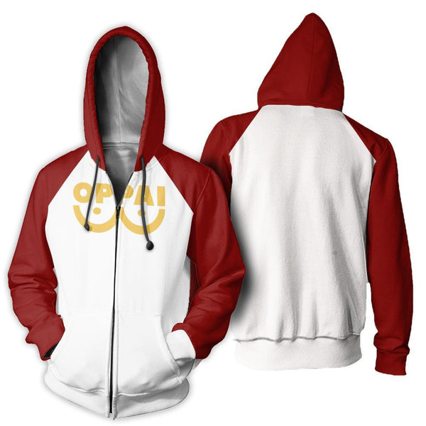 Oppai Saitama Shirt Costume Hoodie Sweater