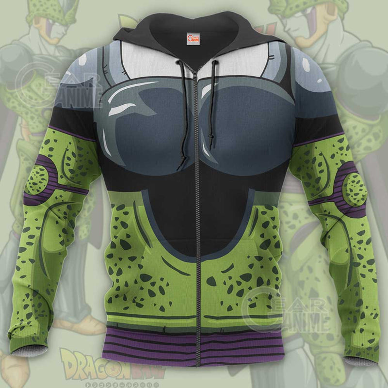 Perfect Cell Costume Hoodie Shirt