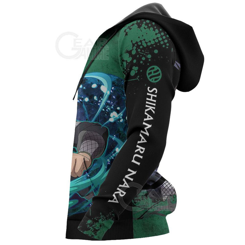 Shikamaru Hoodie Sweater Anime Zip Jacket