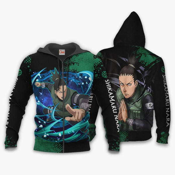 Shikamaru Hoodie Sweater Anime Zip Jacket