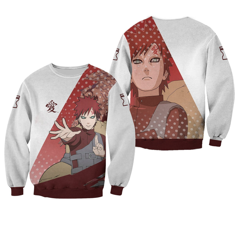 Gaara Shirt Costume Symbol Hoodie Sweater