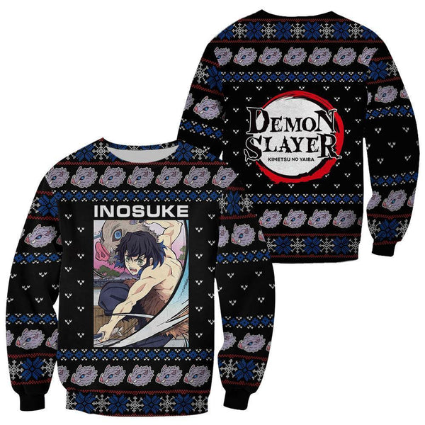 Inosuke Ugly Christmas Sweater Xmas