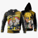 Uzumaki Minato Hoodie Sweater Anime Zip Jacket