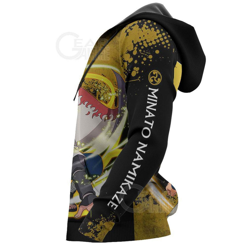 Uzumaki Minato Hoodie Sweater Anime Zip Jacket