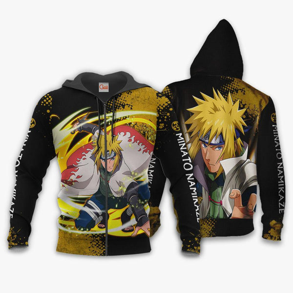 Uzumaki Minato Hoodie Sweater Anime Zip Jacket